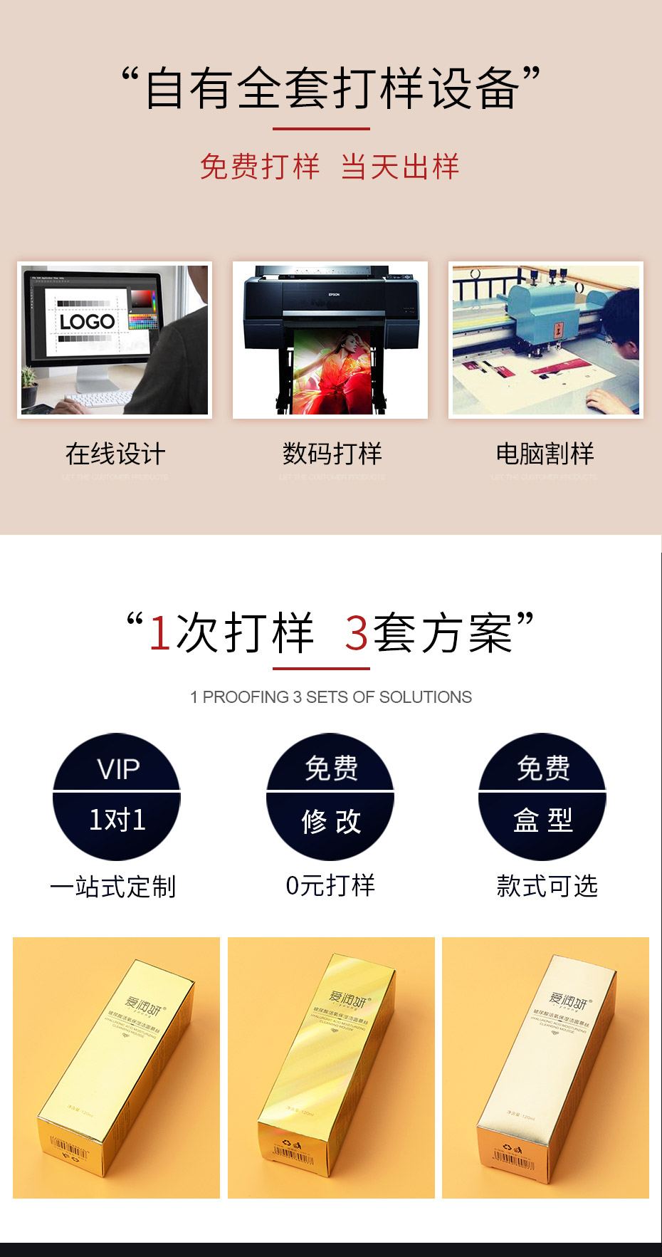 紙盒包裝打樣 紙盒包裝打樣