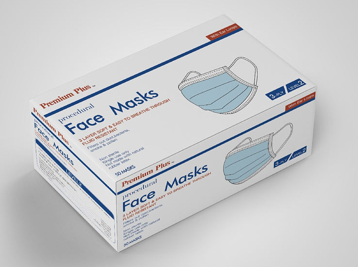 口罩包裝盒定制 貿(mào)易產(chǎn)品圖