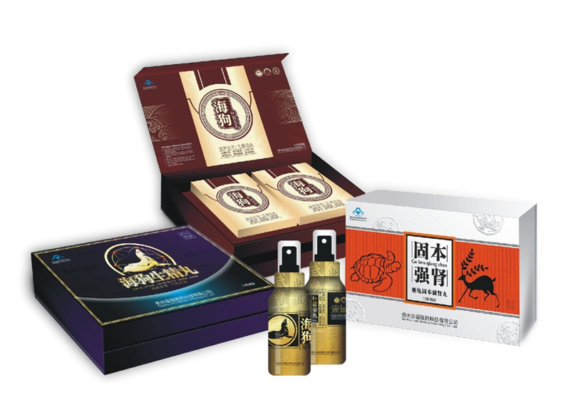 保健食品包裝禮盒 盒型圖