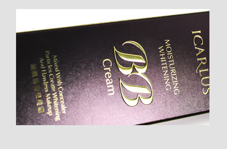 銀卡uv印化妝品包裝盒細節 銀卡uv印化妝品包裝盒細節