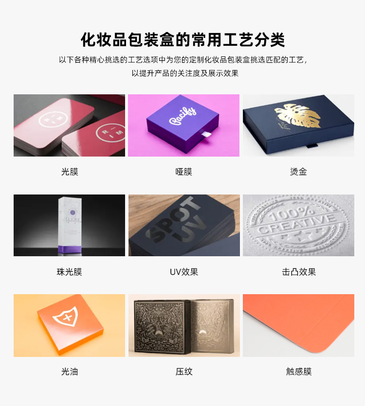 化妝品禮盒包裝設計工藝 化妝品禮盒包裝設計工藝