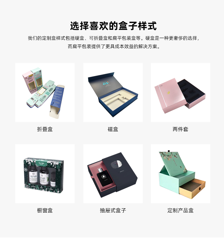 化妝品外包裝盒盒型樣式 化妝品外包裝盒盒型樣式
