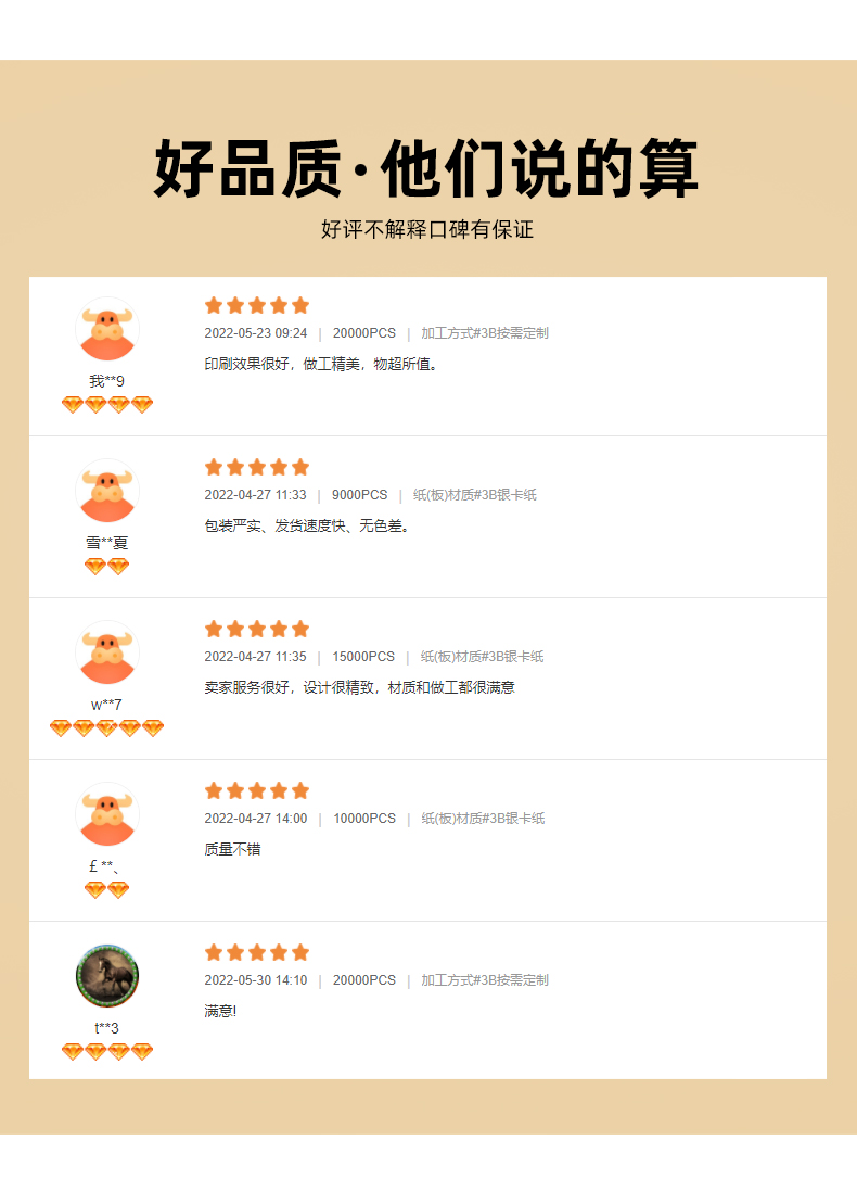 月餅盒印刷客戶回饋